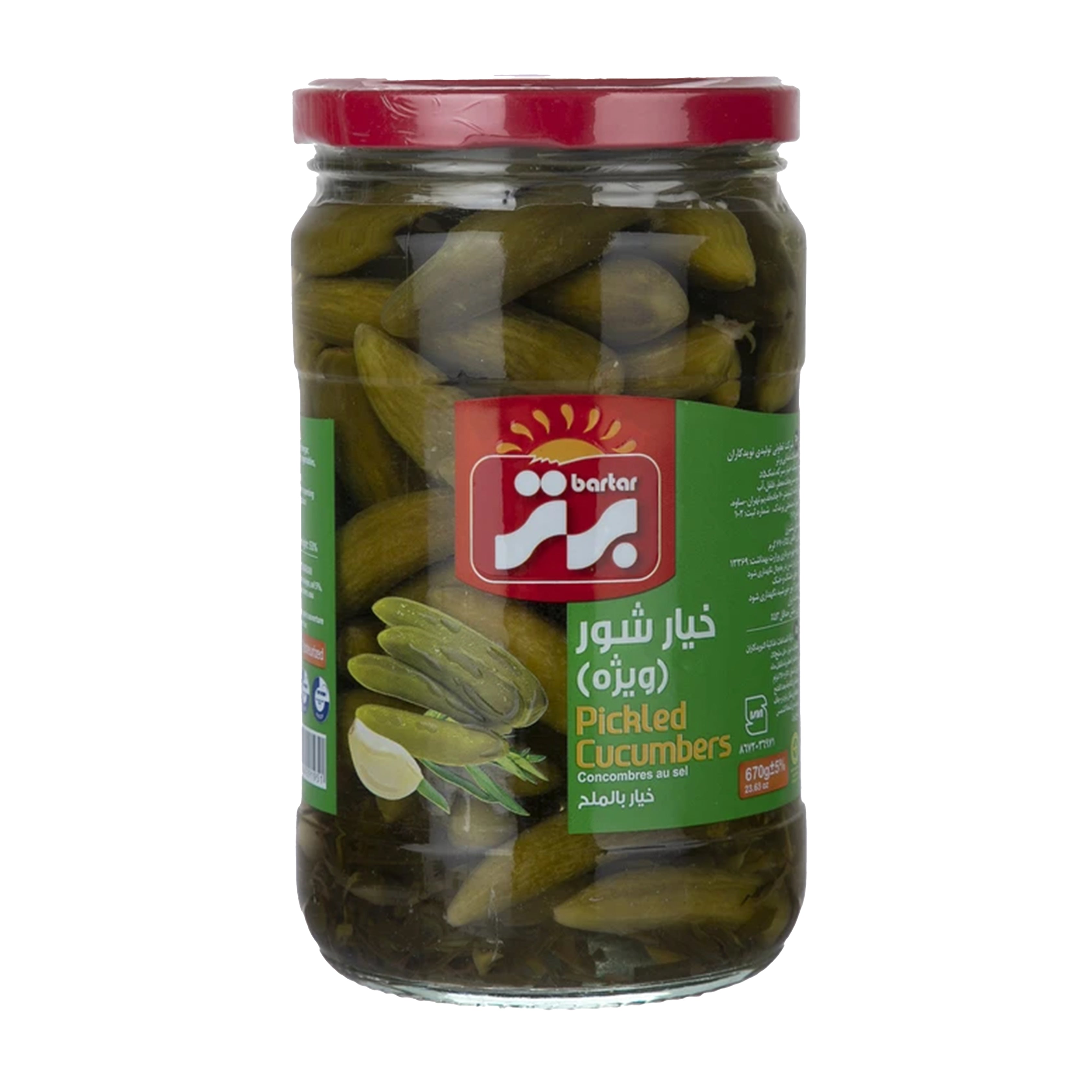 برتر | خیارشور ویژه (۶۷۰ گرم)